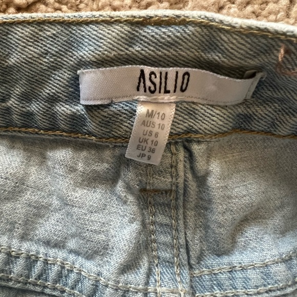 Asilio Women’s Floral Embroidered Jean Shorts - Picture 8 of 12